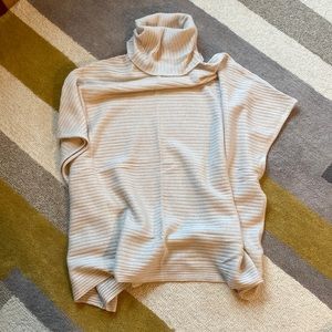 Garnet Hill Cream Cashmere Poncho.